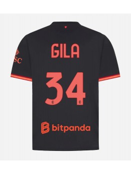 Moški Nogometna dresi replika AC Milan Mario Gila #34 Tretji 2026-27 Kratek rokav